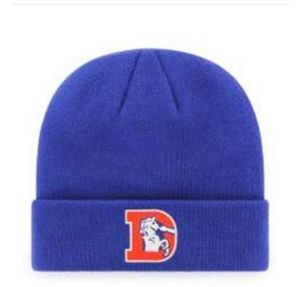 Denver Broncos Retro Vintage Knit Cap Beanie Hat